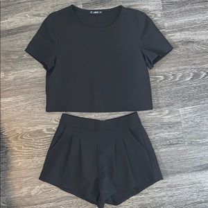 Black Matching Set